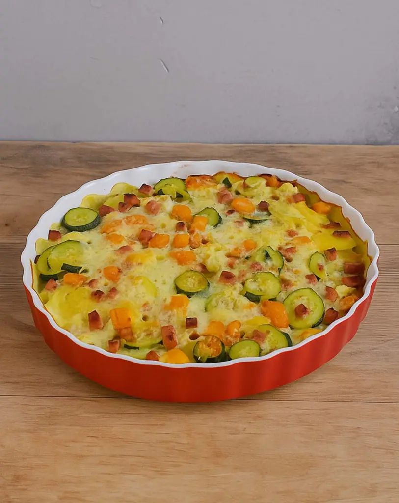 Gratin Grand-Mère aux Légumes et Jambon