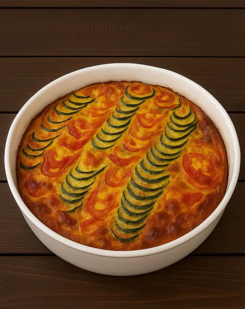 Gratin de courgettes épicé
