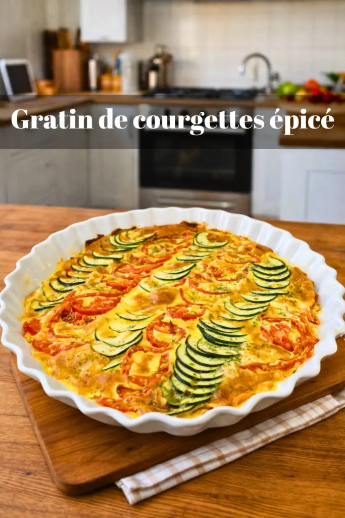 Gratin de courgettes épicé une recette savoureuse et relevée