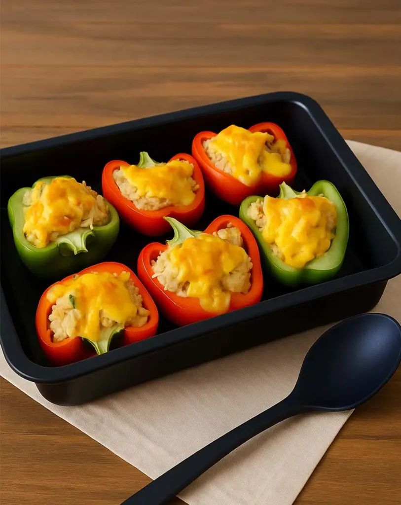 Poivrons Farcis Façon Fajita de Poulet : Plat Familial et Savoureux