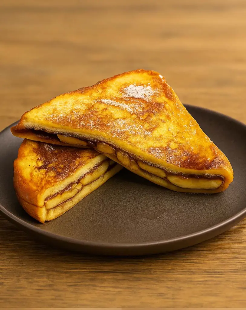 Recette de pain perdu au chocolat et à la banane