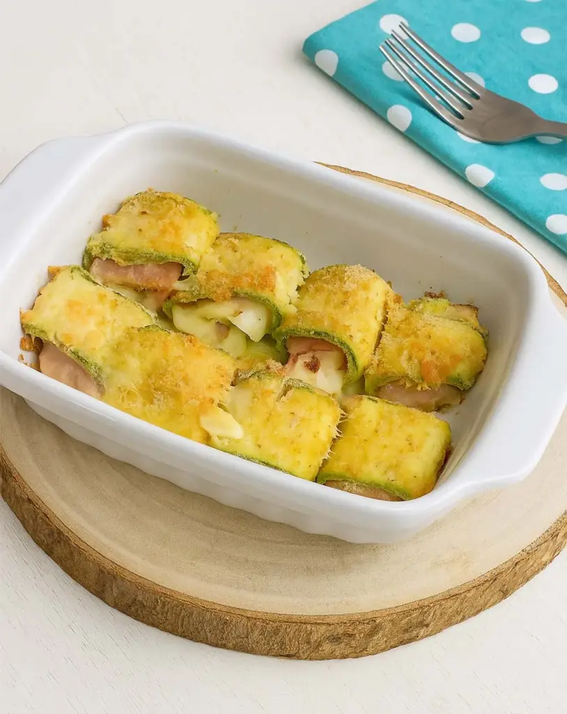 Rouleaux de courgettes gratinés : une recette légère et savoureuse