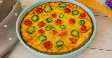 Flan à la courgette et au jambon