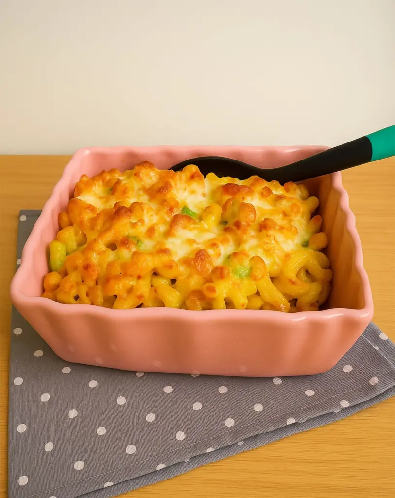 Gratin de pâtes à la tomate et à la courgette