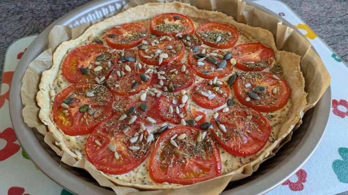 Tarte tomates moutarde ricotta