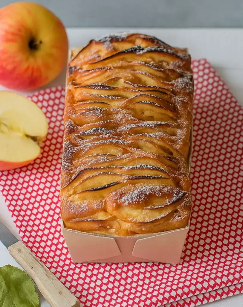 Cake aux pommes et vanille