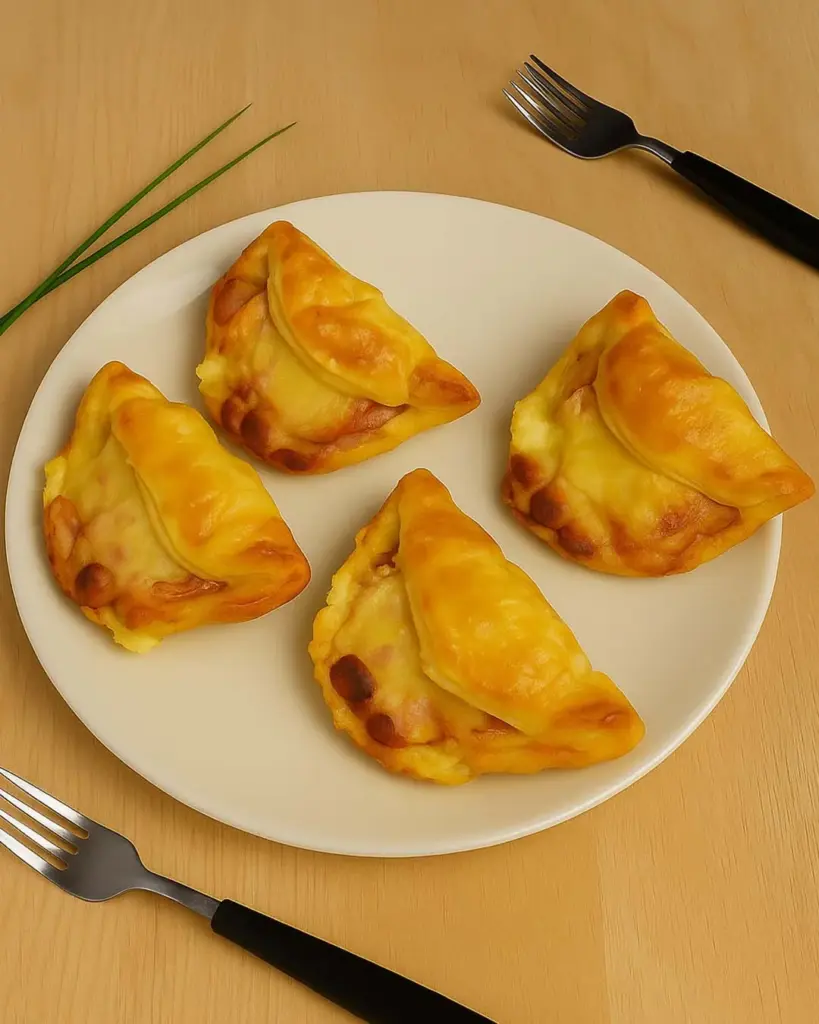 Chaussons à la Raclette et bacon