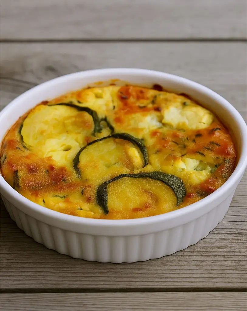 Clafoutis courgette chèvre
