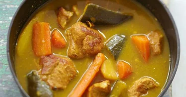 Colombo de veau traditionnel recette créole épicée