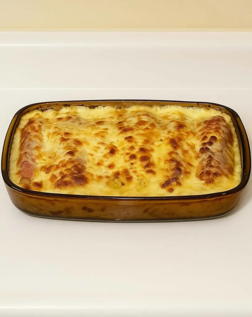 Endives au jambon ou chicons au gratin