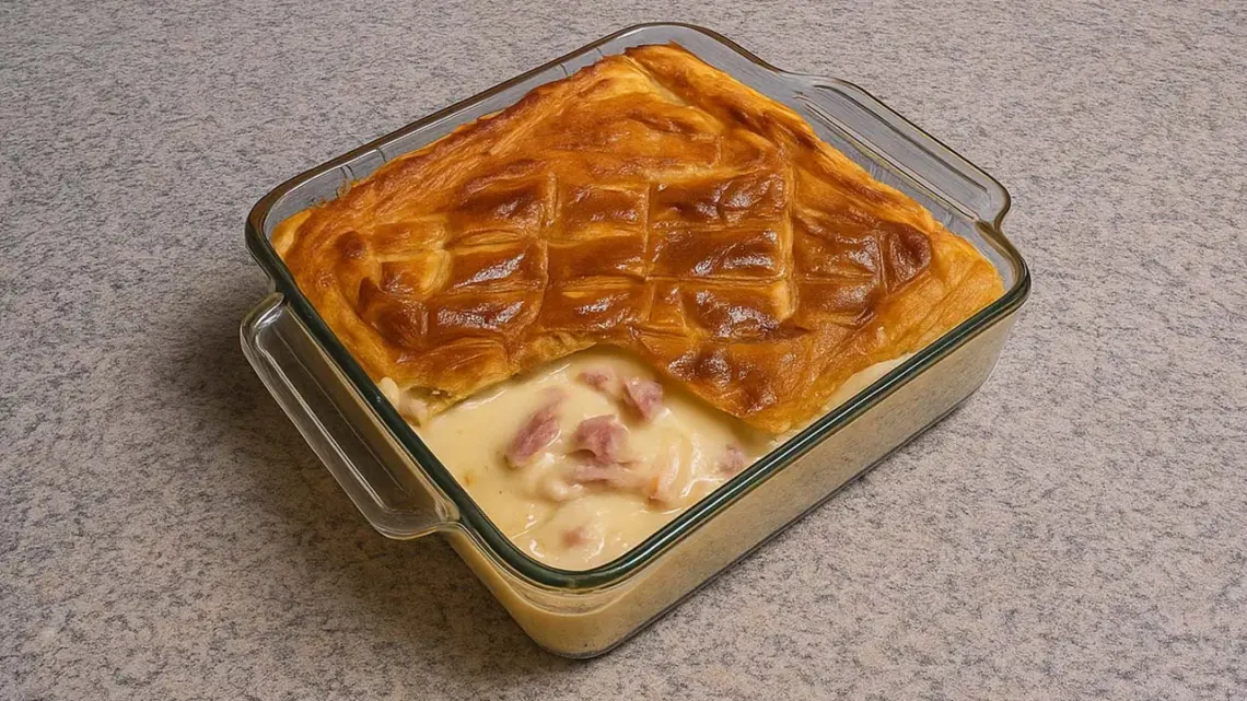 Feuilleté au jambon fromage