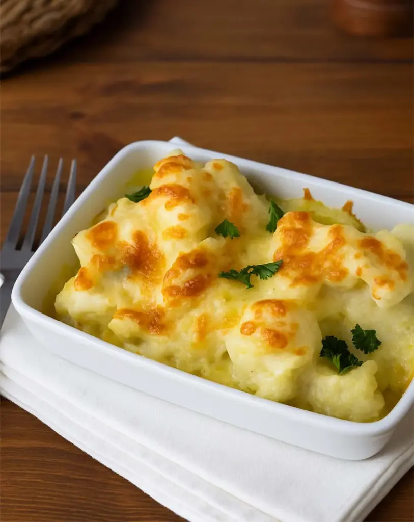 Gratin de chou-fleur aux oeufs
