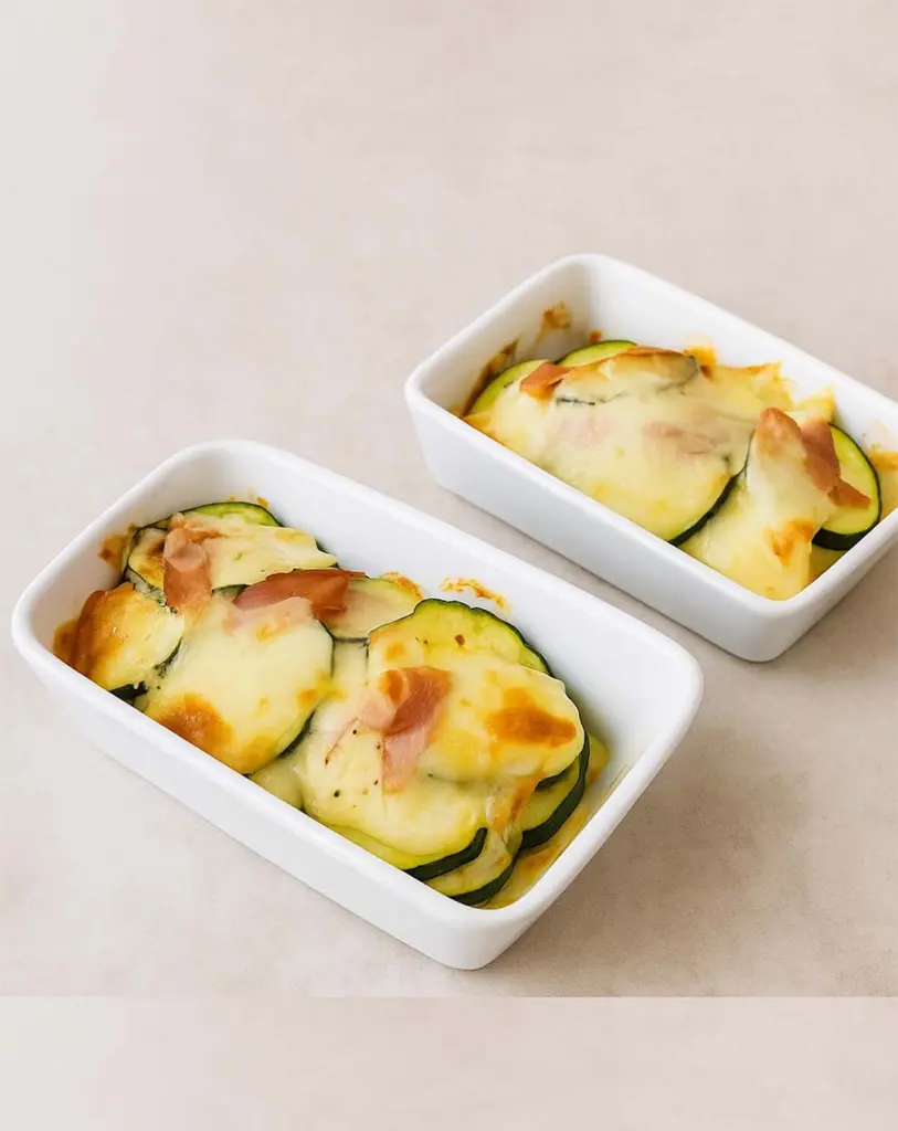 Gratin de courgette à la moutarde