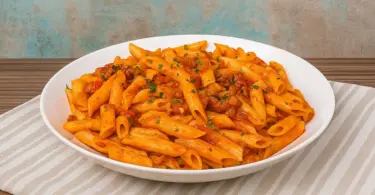 Pennes au chorizo et à la tomate