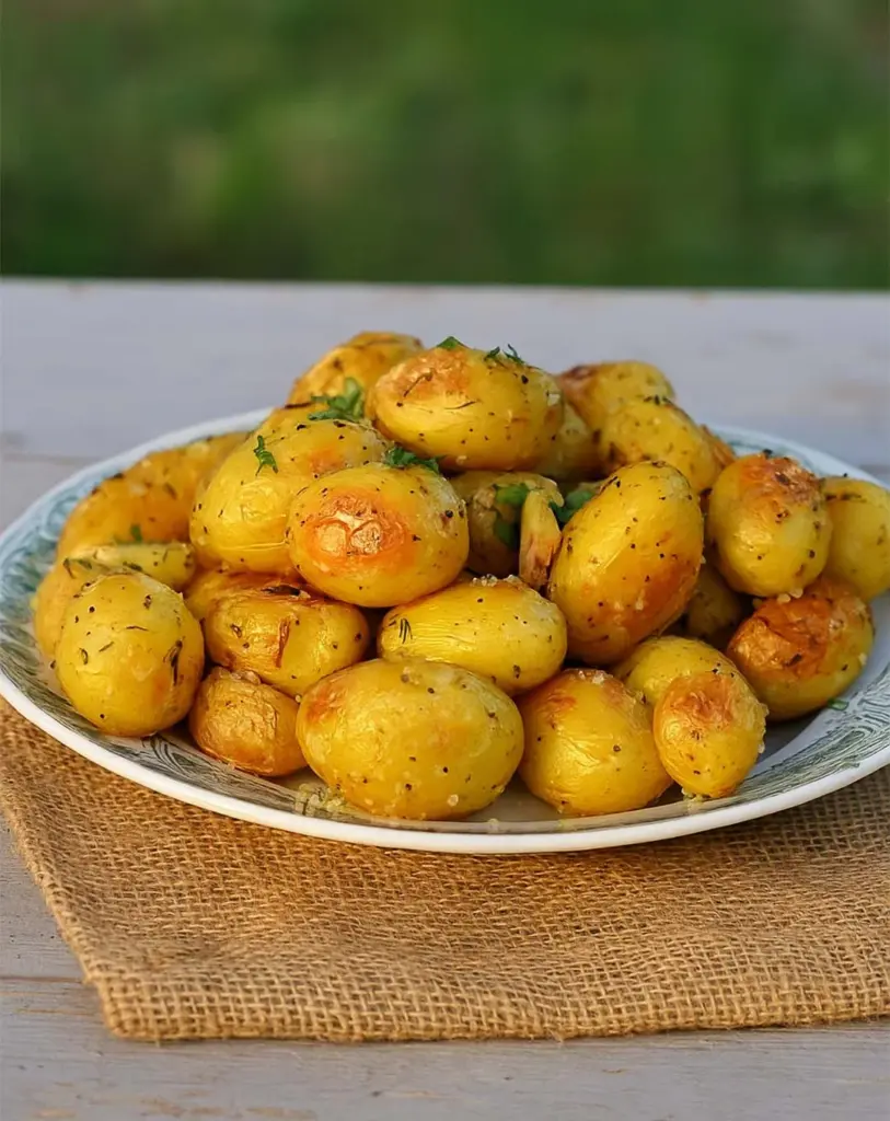 Pommes de terre grenaille rôties au four