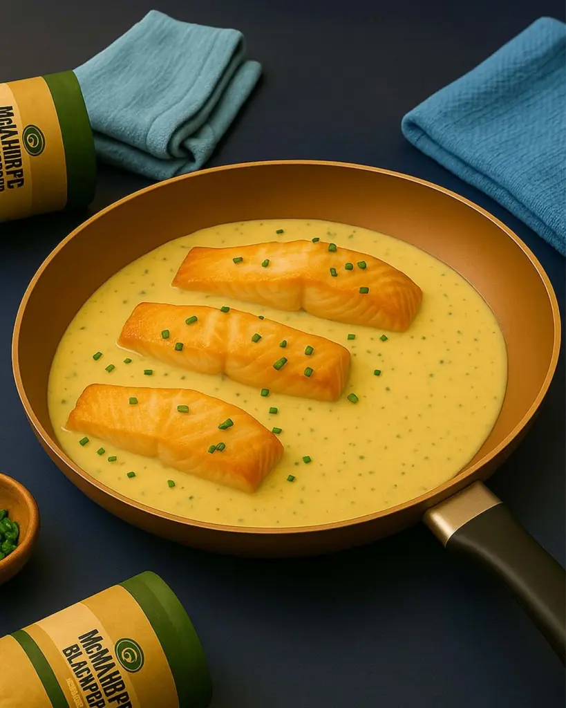 Saumon en sauce en moins de 10 minutes