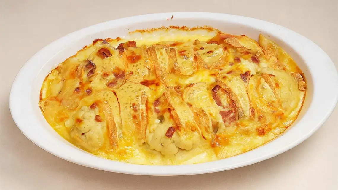 Tartiflette de chou fleur (IG bas)