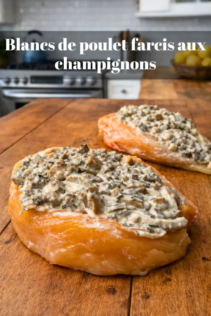 Blancs de poulet farcis aux champignons une recette savoureuse et facile