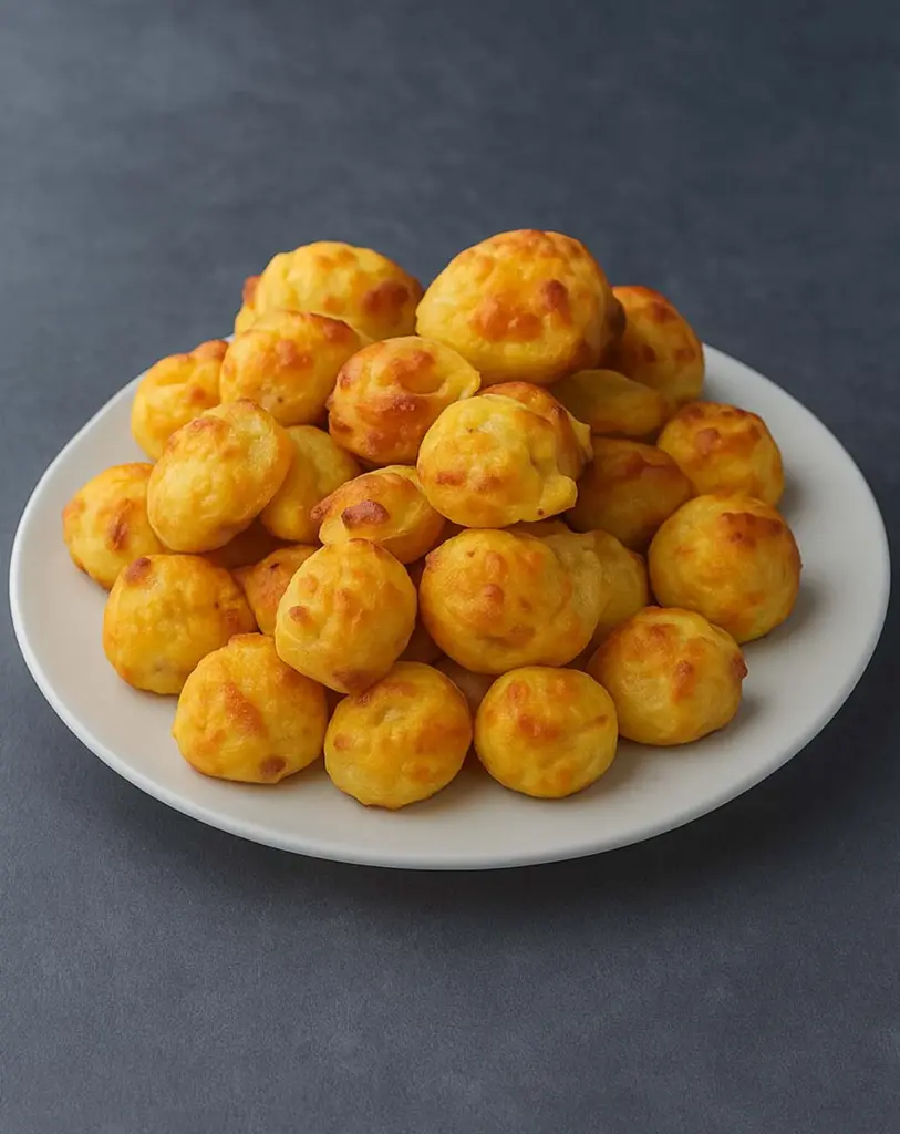 Bouchées aux lardons fumés et au Comté