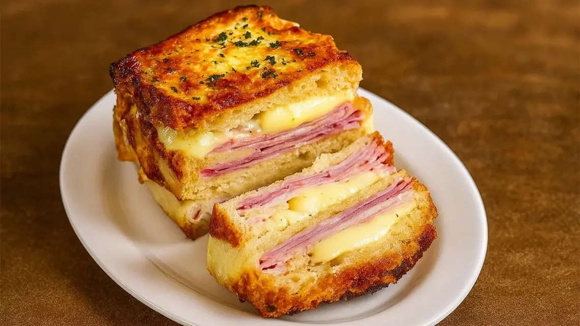 Croque Cake Gourmet au Jambon et Fromage