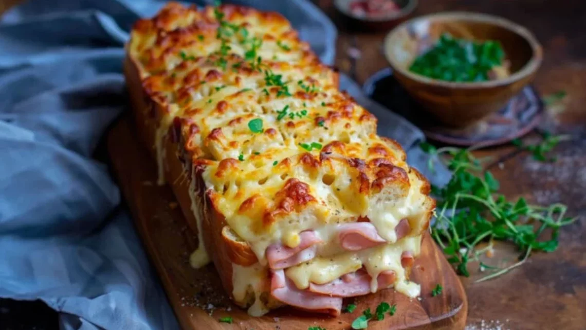 Croque Cake Gourmet au Jambon et Fromage