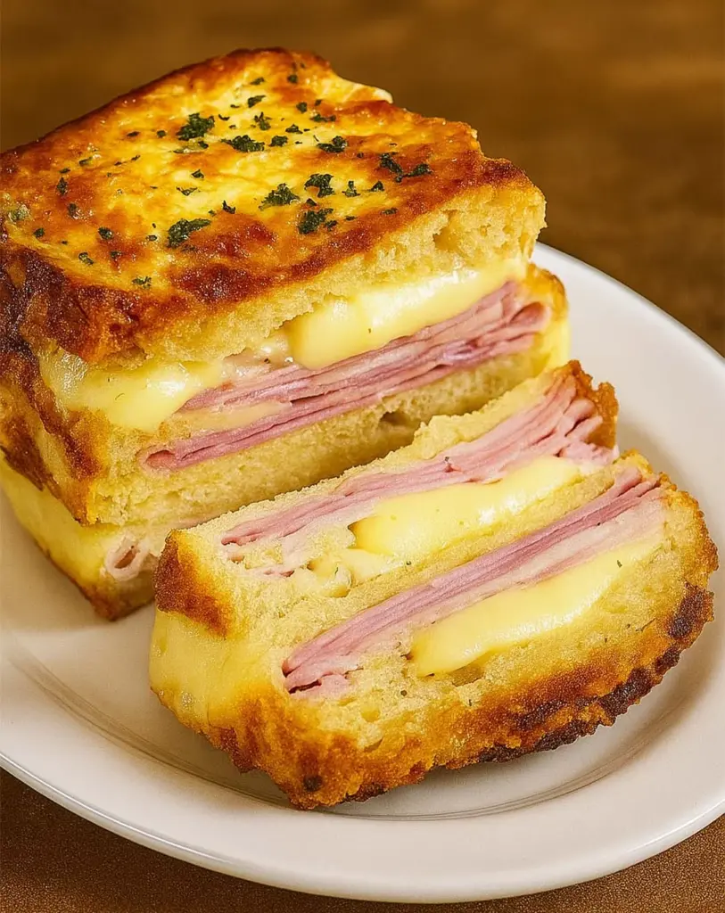 Croque Cake Gourmet au Jambon et Fromage