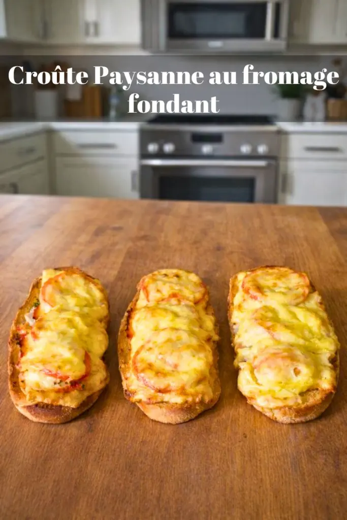 Croûte Paysanne au fromage fondant