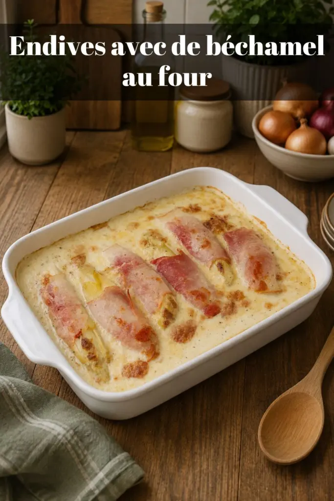 Endives avec de béchamel au four