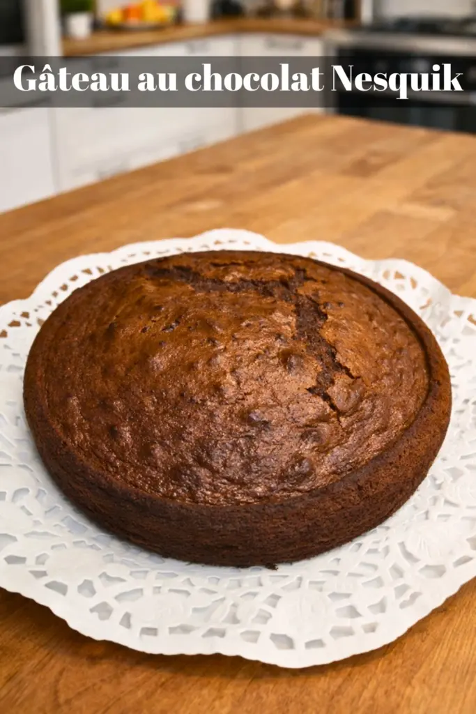 Gâteau au chocolat Nesquik