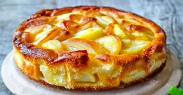 Gâteau aux Pommes Sans Sucre et Sans Beurre