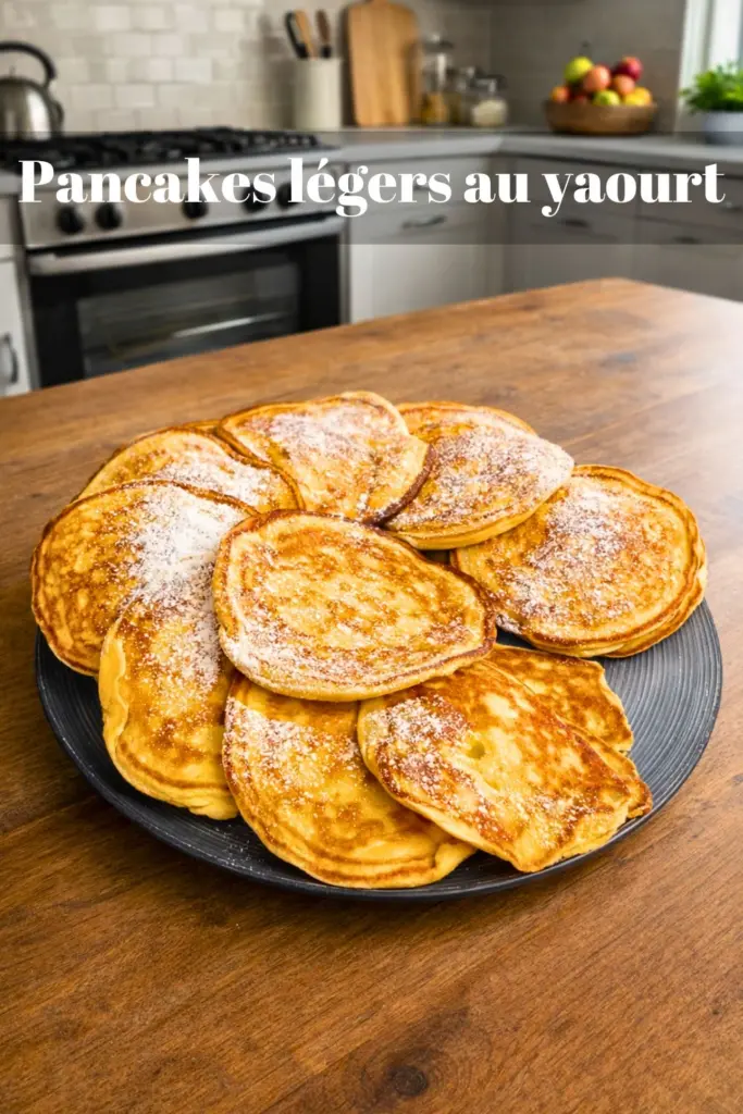 Pancakes légers au yaourt