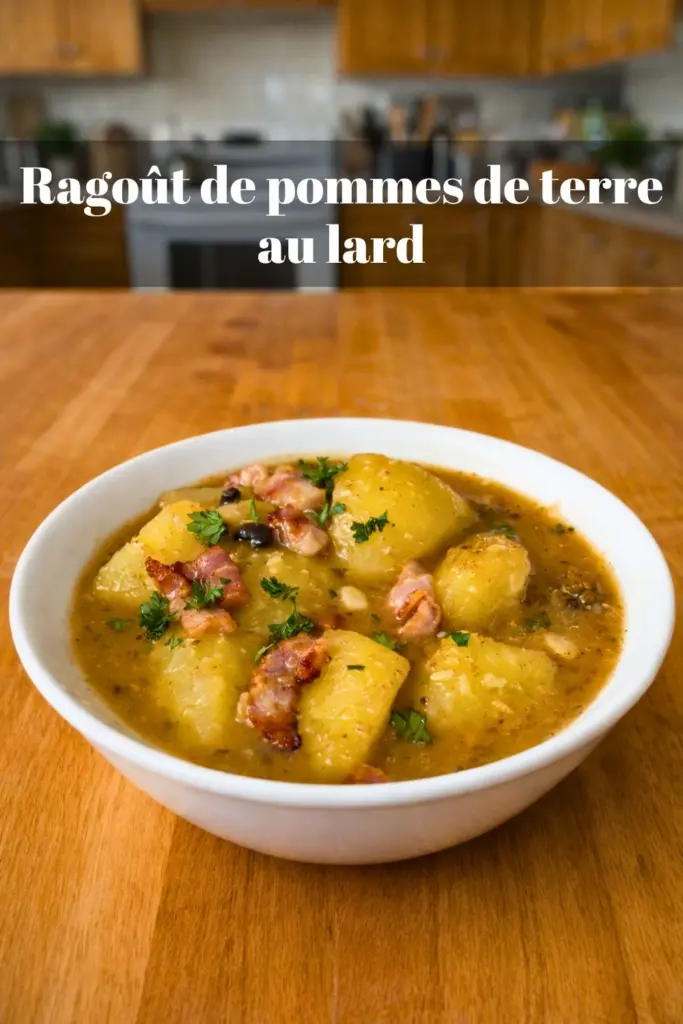 Ragoût de pommes de terre au lard