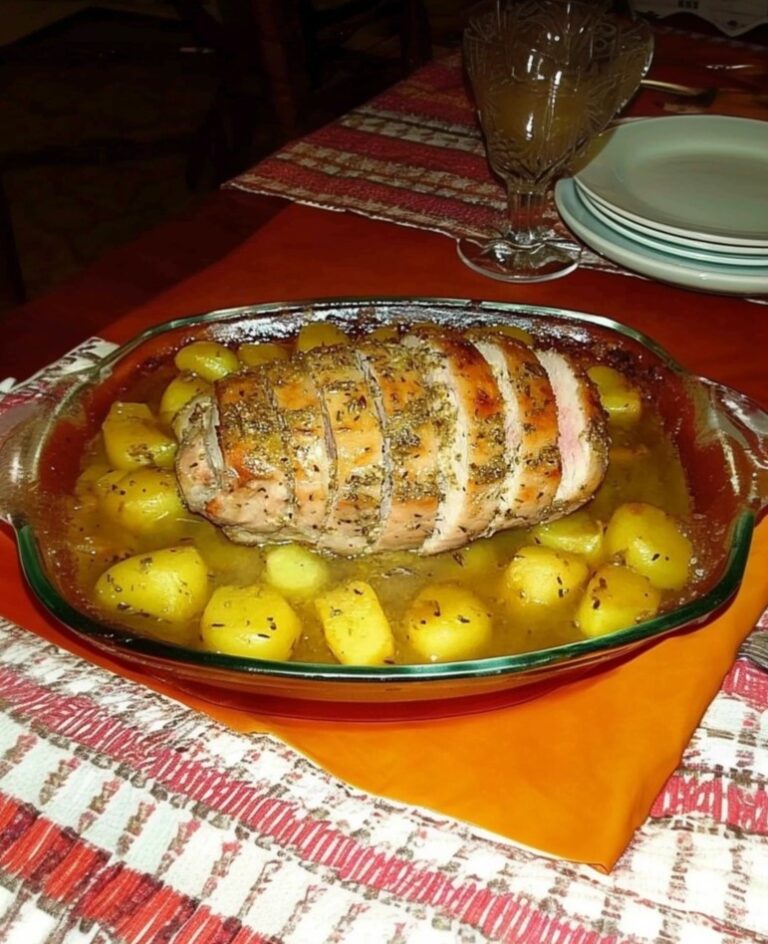 Roti De Veau Pomme De Terre Au Four
