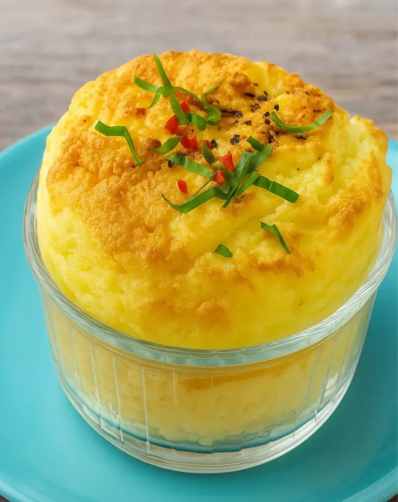 Soufflé de pommes de terre au fromage