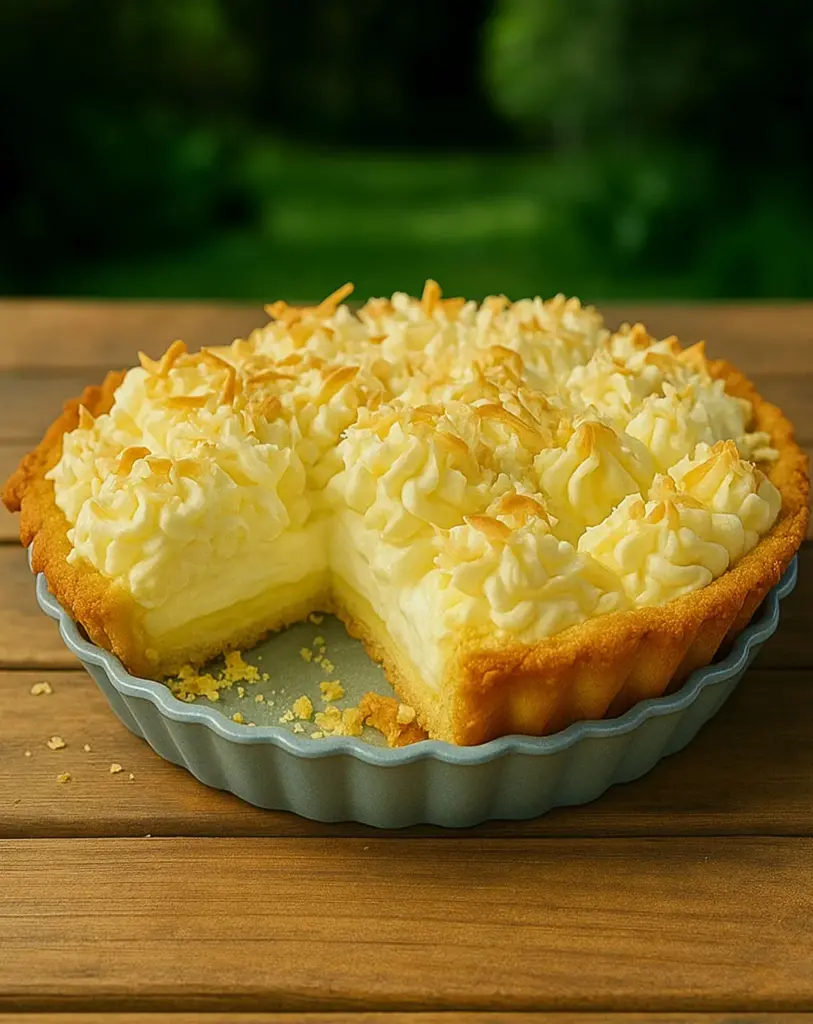 Tarte à la Crème Pâtissière à la Noix de Coco