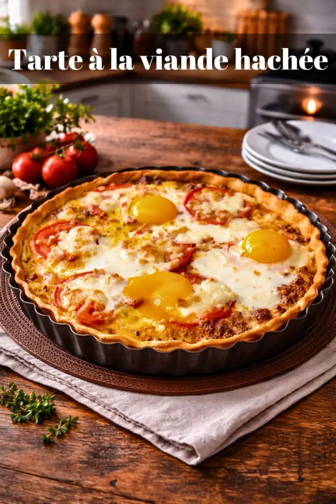 Tarte à la viande hachée