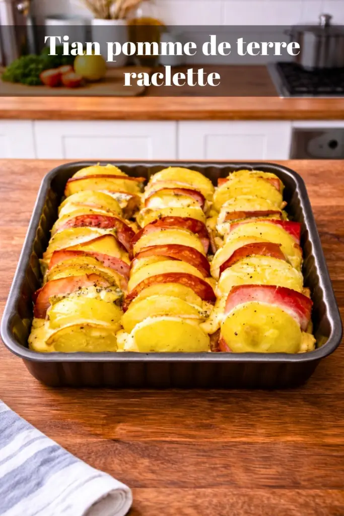 Tian pomme de terre raclette