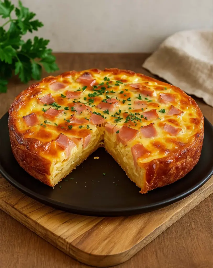 Cake salé au jambon et gruyère râpé : facile et savoureux
