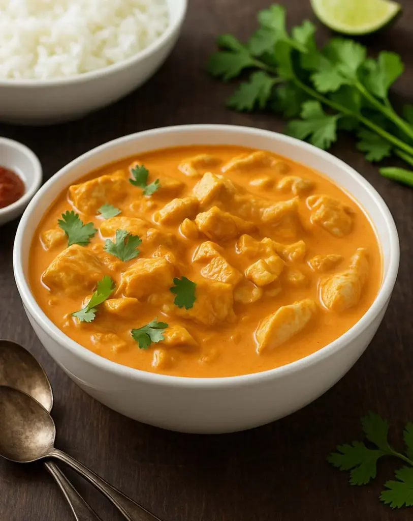 Curry de Poulet Crémeux au Yaourt : Recette Facile et Savoureuse
