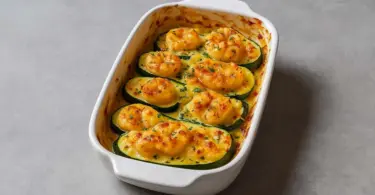 Gratin de courgettes aux crevettes et à l’ail : une recette savoureuse et facile
