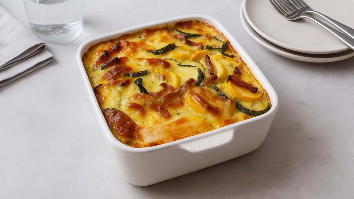 Gratin de courgettes aux lardons : une recette familiale savoureuse
