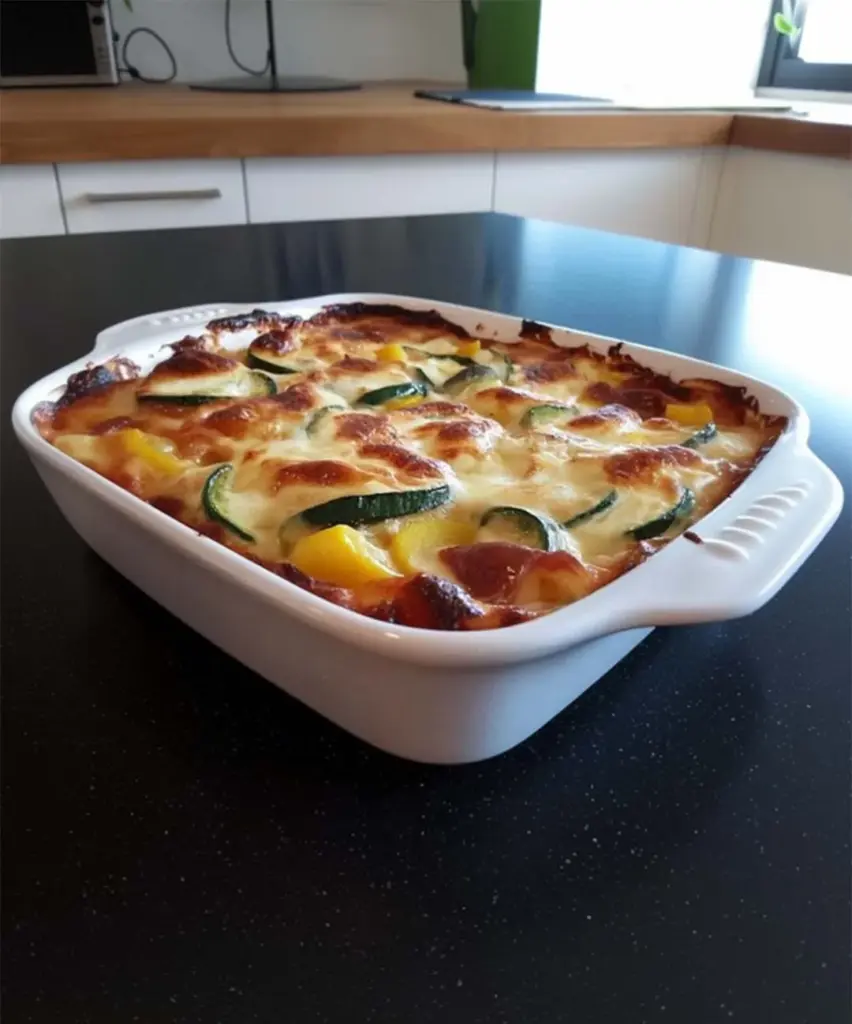 Gratin de courgettes aux lardons : une recette familiale savoureuse