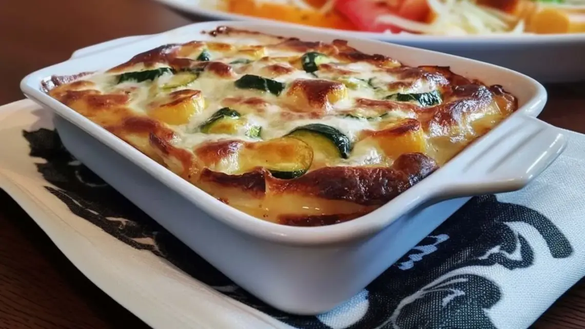 Gratin de courgettes aux lardons : une recette familiale savoureuse