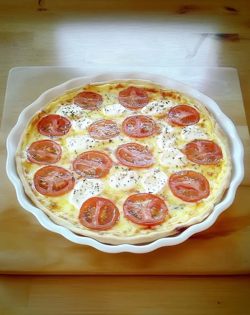 Quiche aux tomates et fromage de chèvre : recette facile et gourmande à l’italienne
