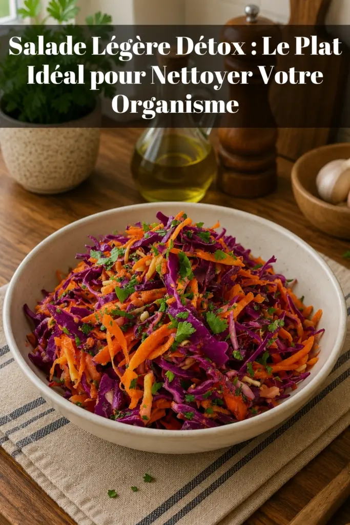 Salade Légère Détox : Le Plat Idéal pour Nettoyer Votre Organisme