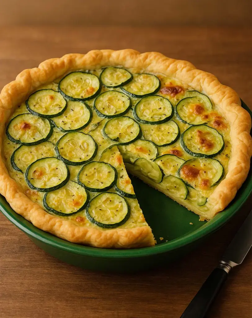 Tarte aux courgettes et au camembert : une recette facile et gourmande