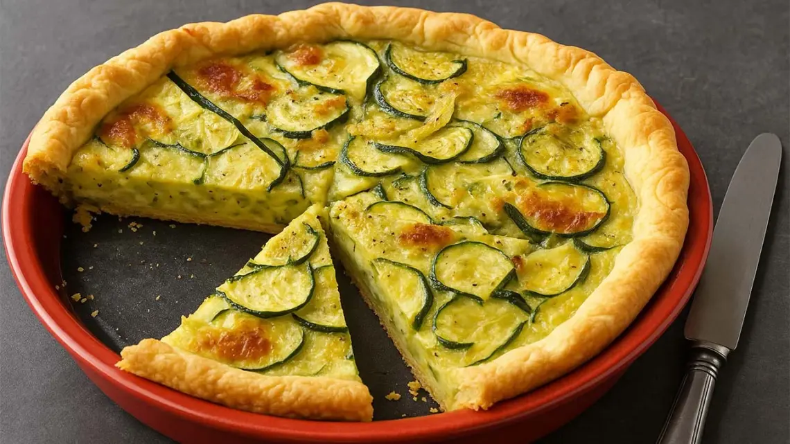 Tarte aux courgettes et au camembert : une recette facile et gourmande