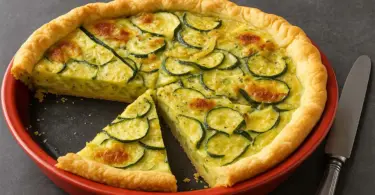 Tarte aux courgettes et au camembert : une recette facile et gourmande