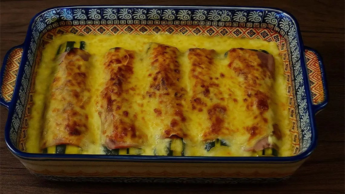 Courgettes façon endives au jambon : une recette légère et fondante au four