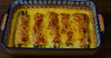 Courgettes façon endives au jambon : une recette légère et fondante au four
